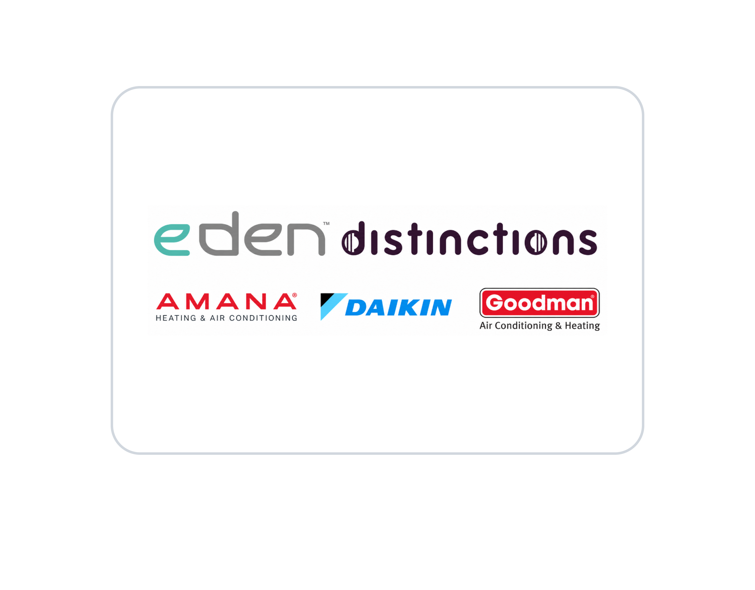 Amana Eden Controls by Daikin