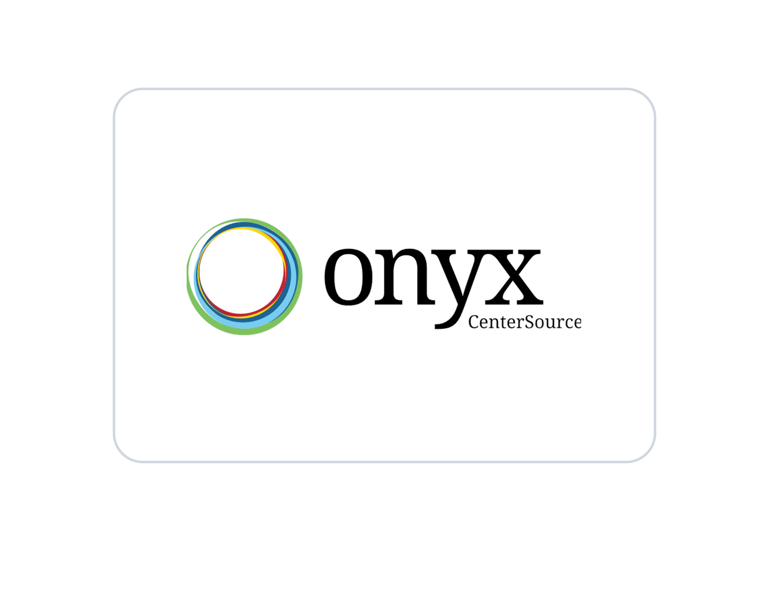 Onyx CenterSource