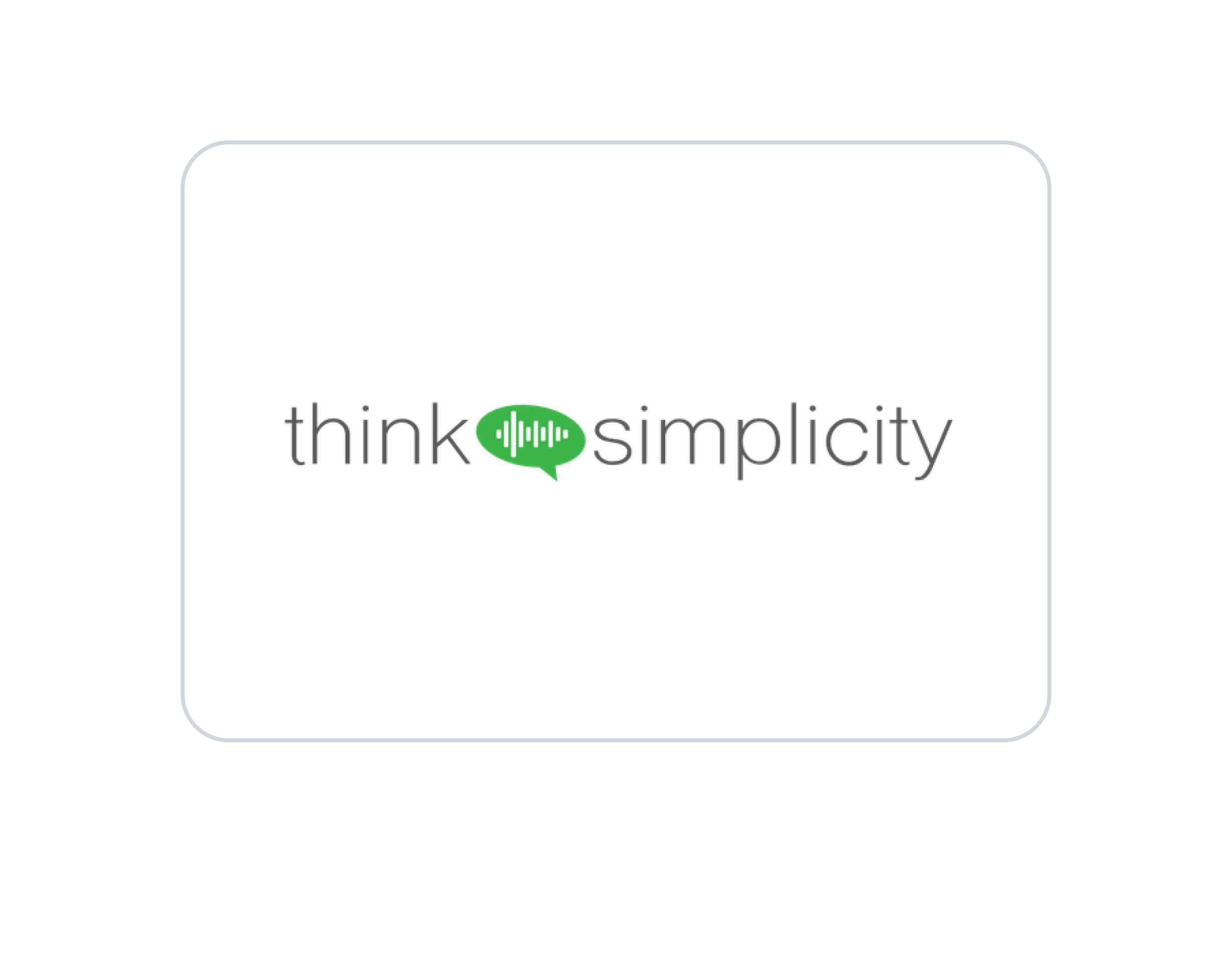 Think Simplicity